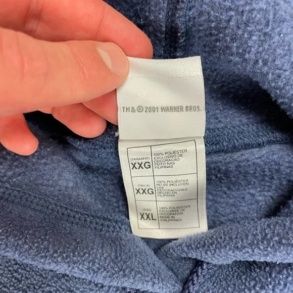 Vintage Looney Tunes Tweety Fleece hooded sweatshirt - Picture 6 of 11